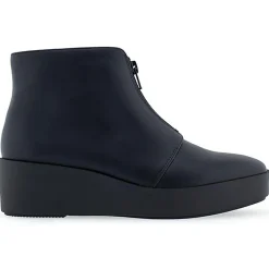 Carin Faux Suede Zipper Ankle Boots