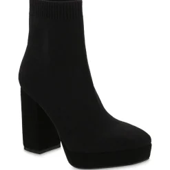 Carla Zipper Heels Ankle Boots