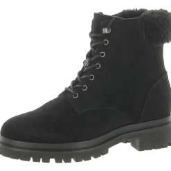 Carlee Lugged Sole Ankle Combat & Lace-up Boots