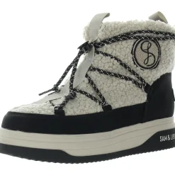 Carlie Logo Shearling Boots