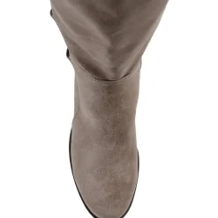 Carly Faux Leather Padded Insole Mid-Calf Boots