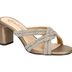 Carmen Faux Suede Embellished Heels