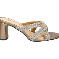 Carmen Faux Suede Embellished Heels