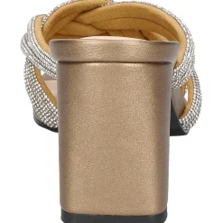 Carmen Faux Suede Embellished Heels