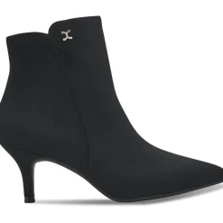 Carminee Faux Suede Pointed Toe Booties