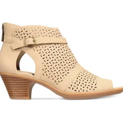 Carrigan Zipper Peep Toe Ankle Boots