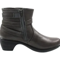 Carson Buckle Faux Leather Booties