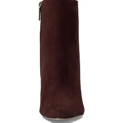 Carter Zipper Suede Booties