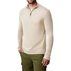 Cashmere Mock Neck Pullover Sweater