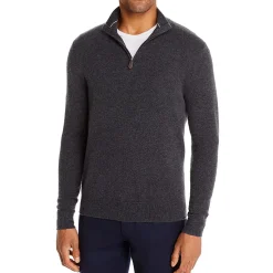 Cashmere Mock Neck Pullover Sweater