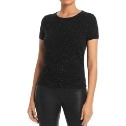 Cashmere Short Sleeves Pullover Sweater