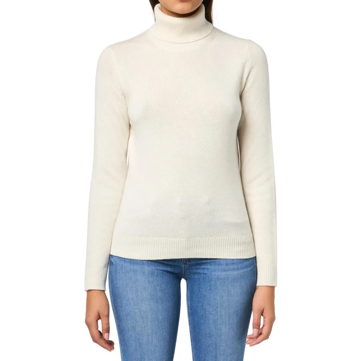 Cashmere Turtleneck Pullover Sweater