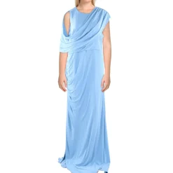 Casi Draped Formal Evening Dress