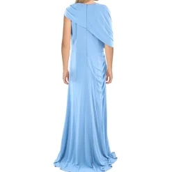 Casi Draped Formal Evening Dress