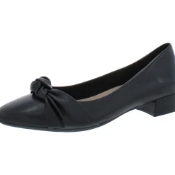 Caster Knot-Front Pointed Toe Pumps
