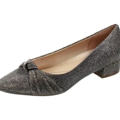 Caster Knot-Front Pointed Toe Pumps