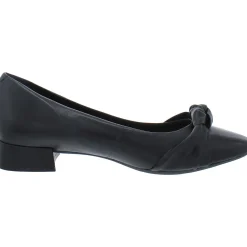 Caster Knot-Front Pointed Toe Pumps