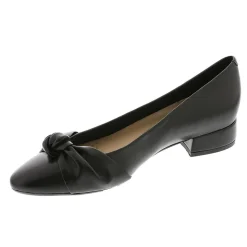 Caster Knot-Front Pointed Toe Pumps