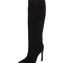 Cate Curve Solid Nubuck Knee-High Boots