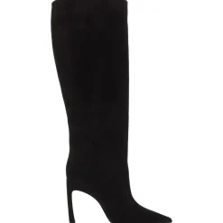 Cate Curve Solid Nubuck Knee-High Boots