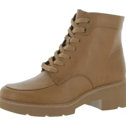 Catherine Zipper Faux Leather Ankle Boots