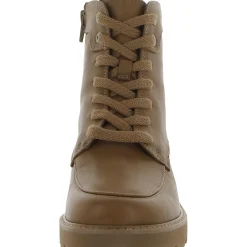 Catherine Zipper Faux Leather Ankle Boots