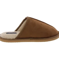 CATRINSMENS Faux Fur Lined Slide Slippers