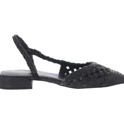 cayla crochet Woven Slingback Sandals