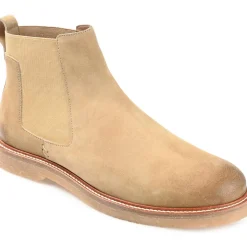 Cedric Faux Suede Pull On Chelsea Boots