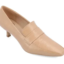 Celina Faux Leather Slip-On Loafers