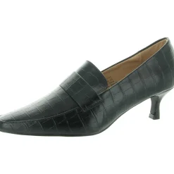 Celina Faux Leather Slip-On Loafers