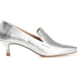 Celina Faux Leather Slip-On Loafers