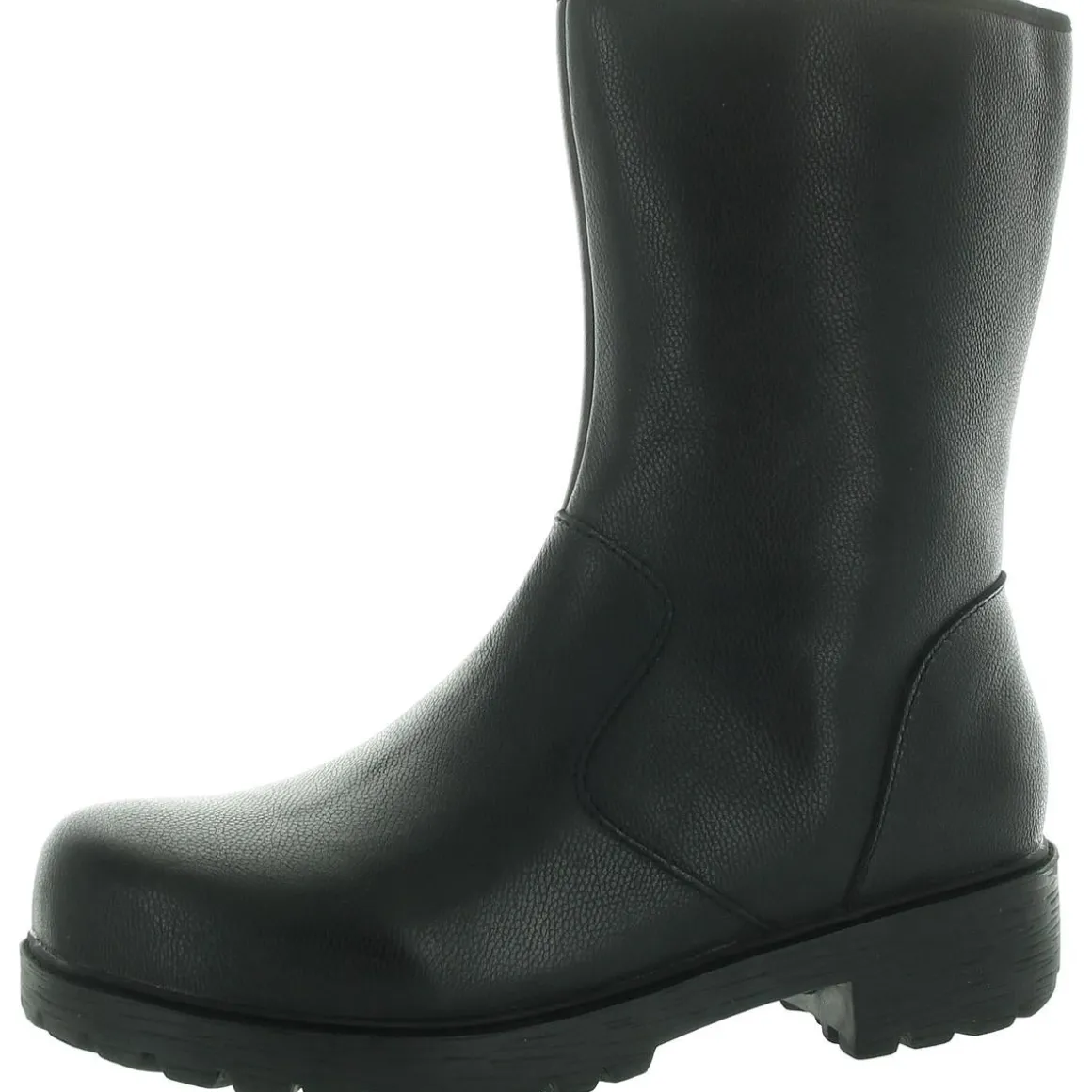 CHALET Faux Fur Lined Leather Mid-Calf Boots