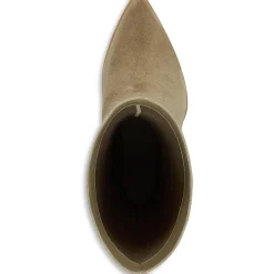 Challi Suede Almond Toe Knee-High Boots