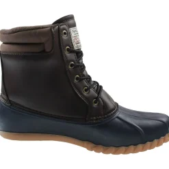 Channing Faux Leather Lace-Up Winter & Snow Boots