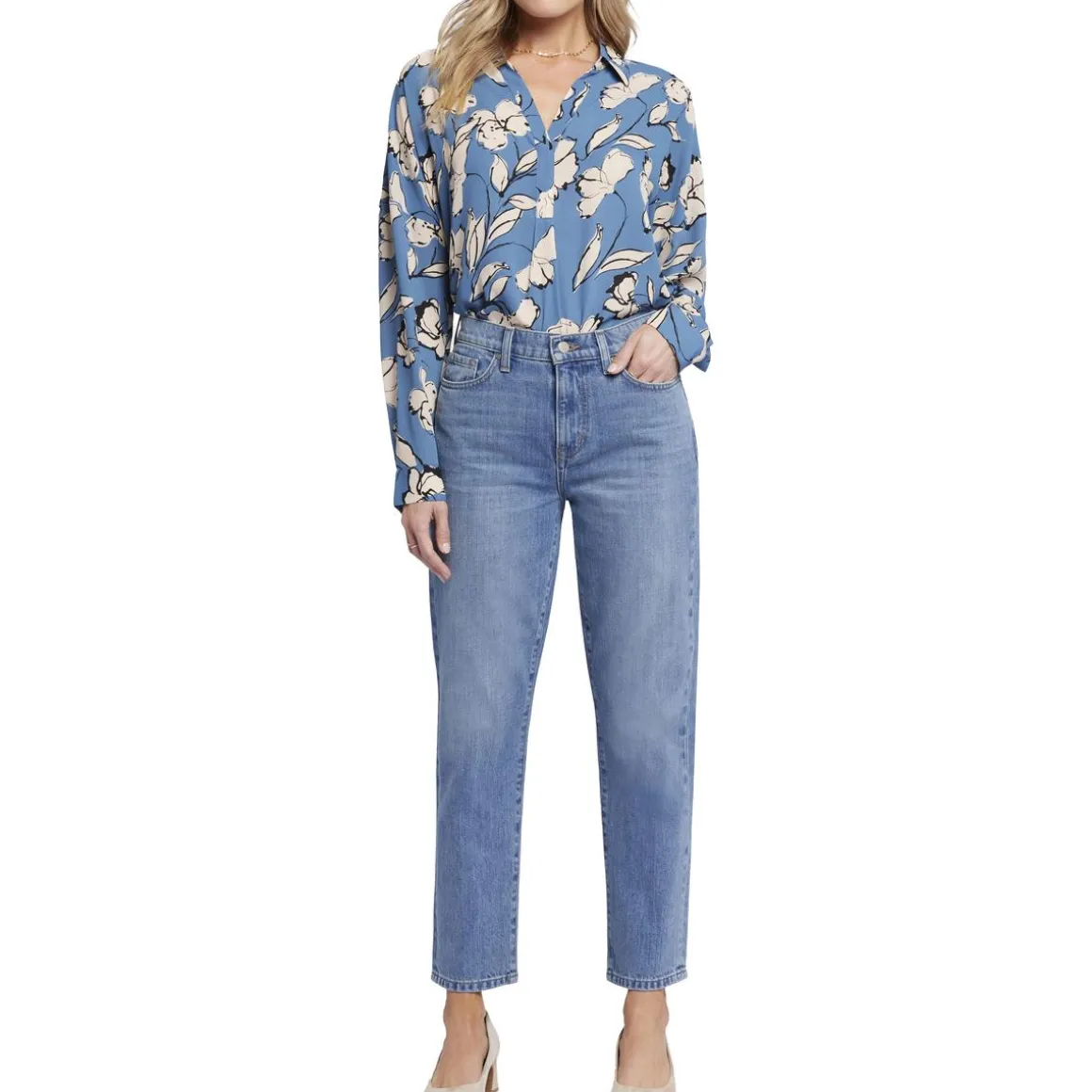 Charlotte Relaxed Denim Straight Leg Jeans