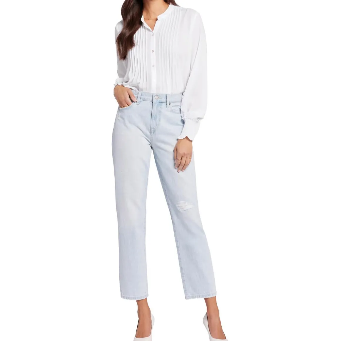 Charlotte Relaxed Denim Straight Leg Jeans