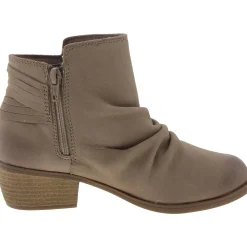 CHARLTEN ROSA Laceless Leather Ankle Boots