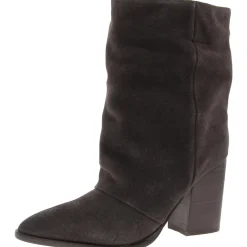 Chaye Suede Solid Mid-Calf Boots