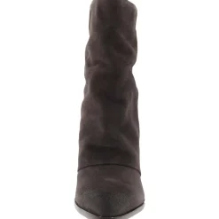 Chaye Suede Solid Mid-Calf Boots