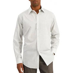 Check Print Cotton Dress Shirt