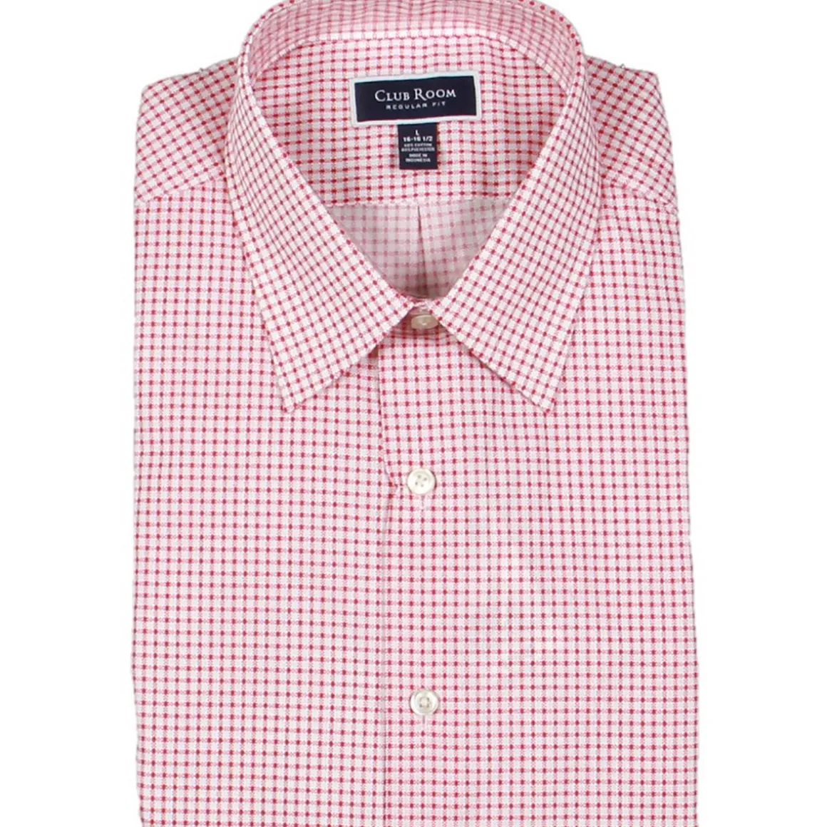 Check Print Cotton Dress Shirt