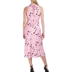 Checkered Halter Dress