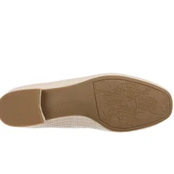 Cheers Woven Textured Faux Leather Ballet Flats