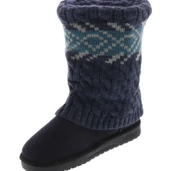 Cheryl Faux Suede Cold Weather Casual Boots