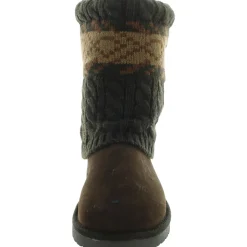 Cheryl Faux Suede Cold Weather Casual Boots