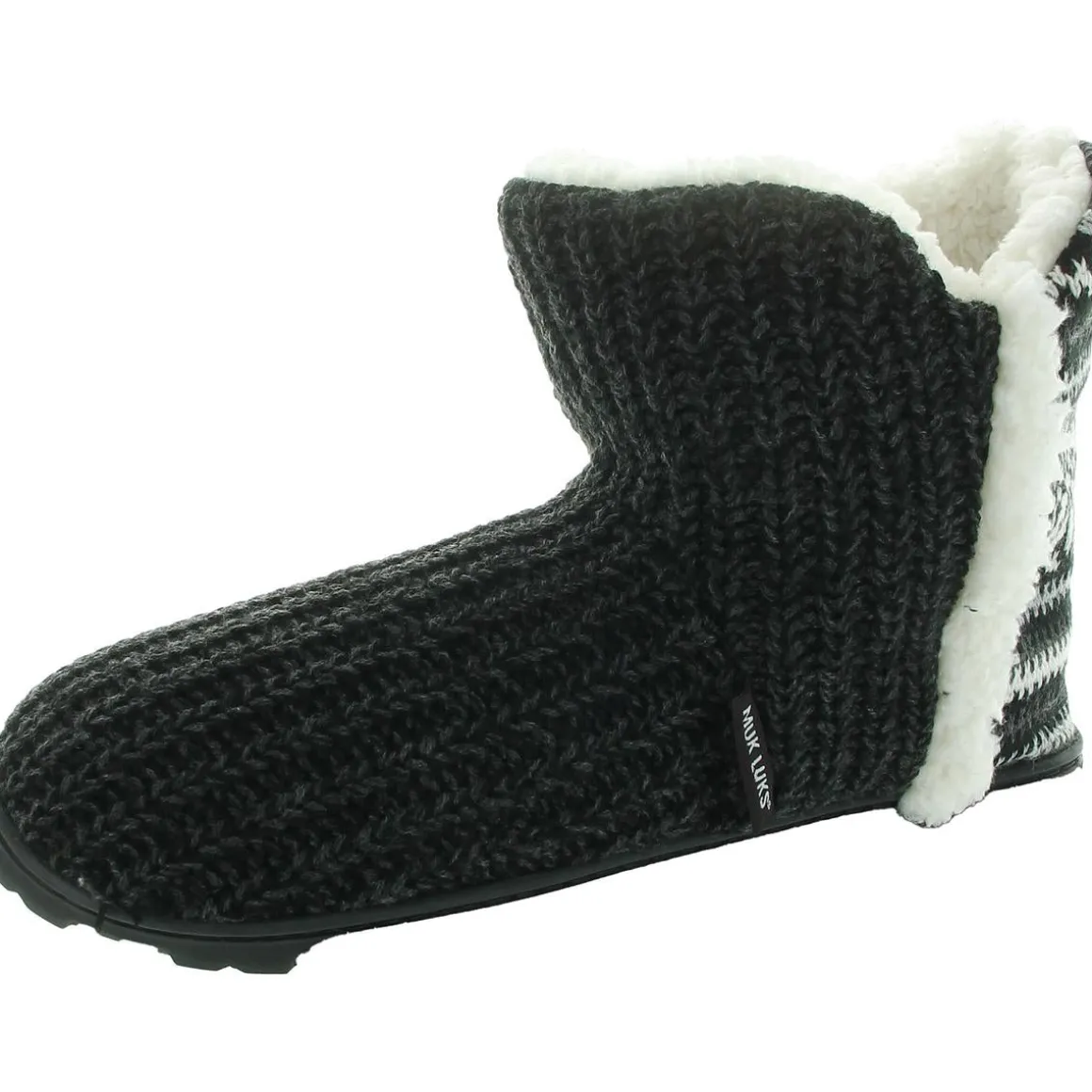 Cheyenne Short Knit Sweater Bootie Slippers House Shoes