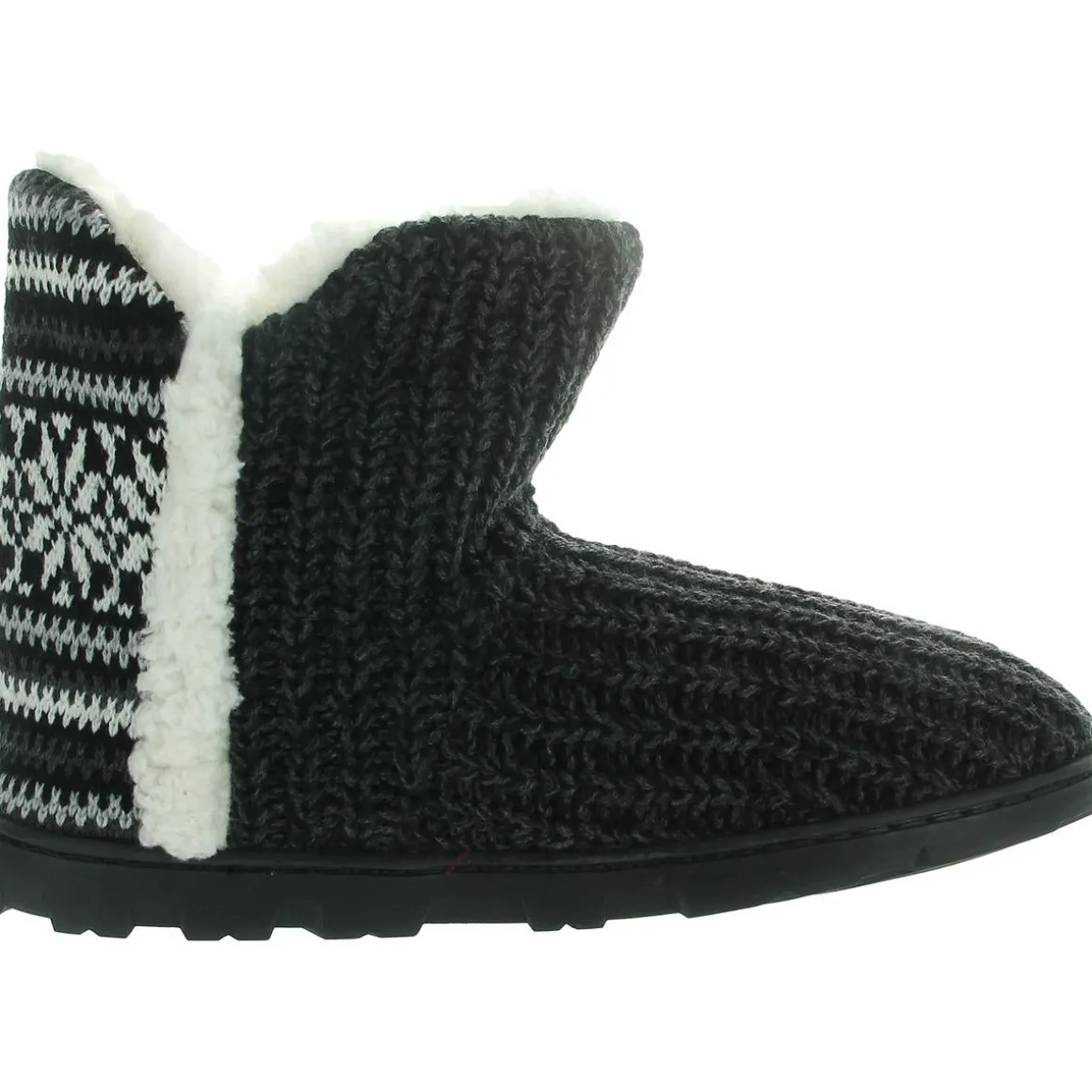 Cheyenne Short Knit Sweater Bootie Slippers House Shoes