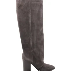 Chicke Solid Suede Knee-High Boots