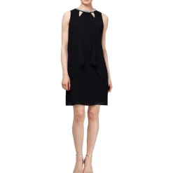 Chiffon Beaded Cocktail Dress